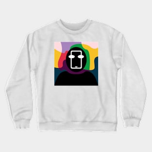 Face Phone Crewneck Sweatshirt